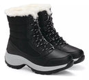 Zapatos De Algodón Para Mujer,botas De Nieve Impermeables